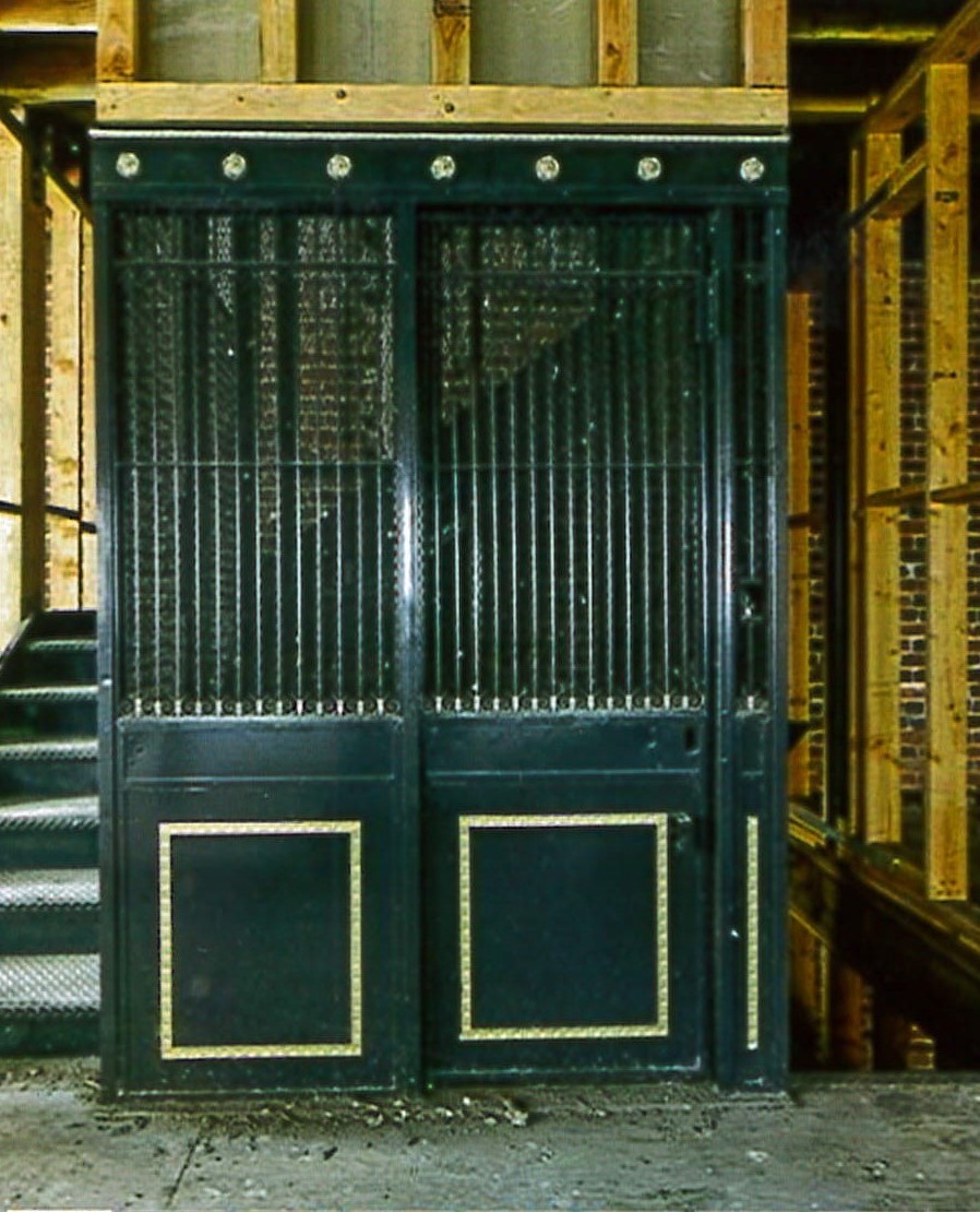 Exterior view of building elevator